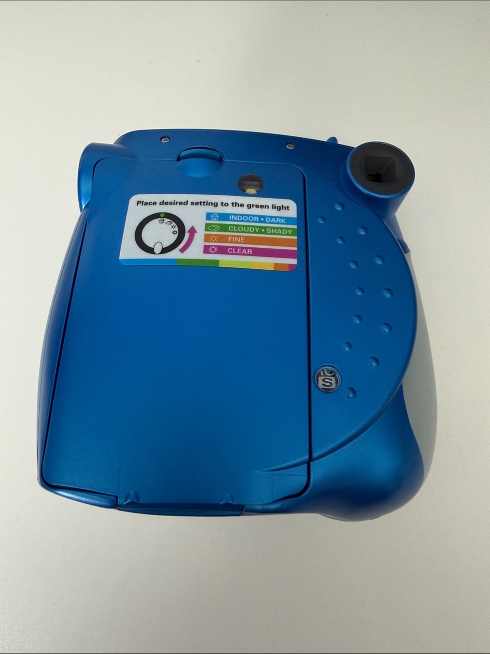 Polaroid 300 Instant Camera - Metallic Blue and Light Gray - Picture 2 of 5